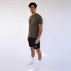 Camiseta Fitness Sostenible Manga Corta Algodón Unisex Fitplanet Seaturtle Verde -Fitness Tienda camiseta fitness sostenible manga corta algodon unisex fitplanet seaturtle verde 4