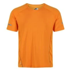 Regatta Camiseta Highton Pro Logotipo Para Hombre Rojo Fuego -Fitness Tienda camiseta highton pro logotipo para hombre naranja llama