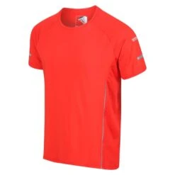 Regatta Camiseta Highton Pro Logotipo Para Hombre Rojo Fuego -Fitness Tienda camiseta highton pro logotipo para hombre rojo fuego 3
