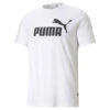 Camiseta Hombre PUMA Essentials Logo Blanco -Fitness Tienda camiseta hombre puma essentials logo blanco