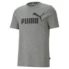 Camiseta Hombre PUMA Essentials Logo Gris -Fitness Tienda camiseta hombre puma essentials logo gris