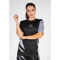 Gorilla Wear Camiseta Hornell Negra - Gris -Fitness Tienda camiseta hornell negra gris 3