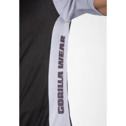 Gorilla Wear Camiseta Hornell Negra - Gris -Fitness Tienda camiseta hornell negra gris 4