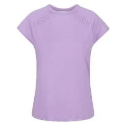 Regatta Camiseta Luaza Para Mujer Negro -Fitness Tienda camiseta luaza para mujer lila pastel