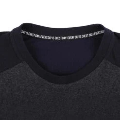 Camiseta Manga Corta Hombre Musculación Domyos Chest Day Negra -Fitness Tienda camiseta manga corta hombre musculacion domyos chest day negra 3