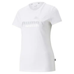 Camiseta Mujer PUMA Essentials+ Metallic Logo Negro 13 Camiseta Mujer PUMA Essentials+ Metallic Logo Negro -Fitness Tienda camiseta mujer puma essentials metallic logo blanco