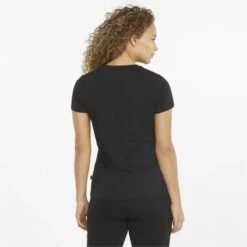 Camiseta Mujer PUMA Essentials+ Metallic Logo Negro 10 Camiseta Mujer PUMA Essentials+ Metallic Logo Negro -Fitness Tienda camiseta mujer puma essentials metallic logo negro 2