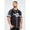Camiseta Musculación Manga Corta Hombre GORILLA WEAR Béisbol 82 Negro -Fitness Tienda camiseta musculacion manga corta hombre gorilla wear beisbol 82 negro