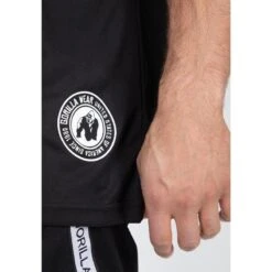 Camiseta Musculación Manga Corta Hombre GORILLA WEAR Béisbol 82 Negro -Fitness Tienda camiseta musculacion manga corta hombre gorilla wear beisbol 82 negro 4