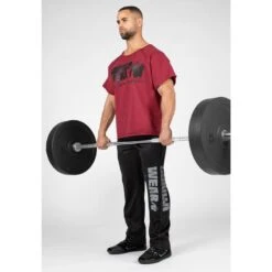 Camiseta Musculación Manga Corta Hombre GORILLA WEAR Classic Work Out Rojo -Fitness Tienda camiseta musculacion manga corta hombre gorilla wear classic work out rojo 2