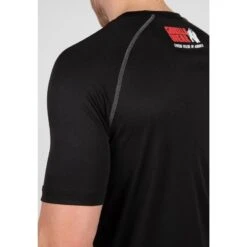 Camiseta Musculación Manga Corta Hombre GORILLA WEAR Performance Negro -Fitness Tienda camiseta musculacion manga corta hombre gorilla wear performance negro 4