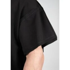 Camiseta Musculación Manga Corta Hombre GORILLA WEAR Sheldon Negro -Fitness Tienda camiseta musculacion manga corta hombre gorilla wear sheldon negro 4