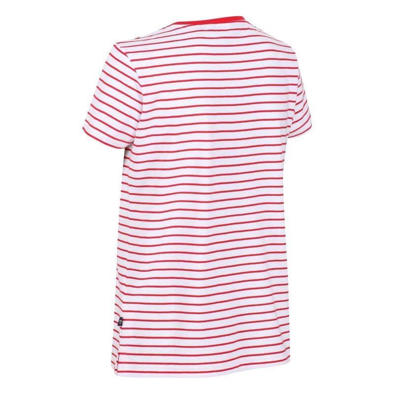 Regatta Camiseta Odalis De Rayas Para Mujer Rojo Real 5 Regatta Camiseta Odalis De Rayas Para Mujer Rojo Real - Imagen 3