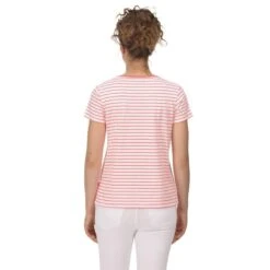 Regatta Camiseta Odalis De Rayas Para Mujer Rosa Neón -Fitness Tienda camiseta odalis de rayas para mujer rosa neon 3