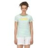 Regatta Camiseta Odalis De Rayas Para Mujer Verde Vibrante -Fitness Tienda camiseta odalis de rayas para mujer verde vibrante