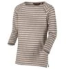 Regatta Camiseta Polina De Rayas De Manga Larga Para Mujer Nuez Moscada -Fitness Tienda camiseta polina de rayas de manga larga para mujer nuez moscada