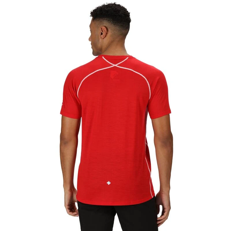 Regatta Camiseta Tornell II Activo Para Hombre Rojo Chino 6 Regatta Camiseta Tornell II Activo Para Hombre Rojo Chino - Imagen 4
