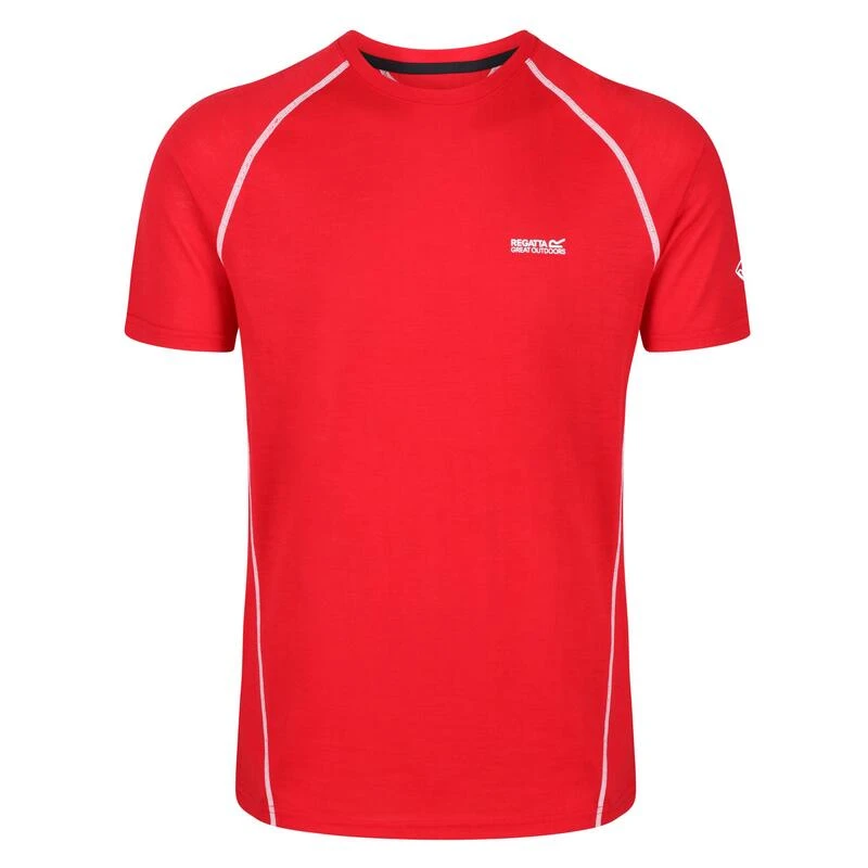 Regatta Camiseta Tornell II Activo Para Hombre Rojo Chino 3 Regatta Camiseta Tornell II Activo Para Hombre Rojo Chino