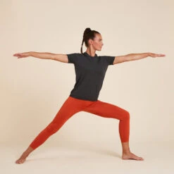 Camiseta Yoga Dinámico Mujer Negro Jaspeado Mangas Cortas 9 Camiseta Yoga Dinámico Mujer Negro Jaspeado Mangas Cortas -Fitness Tienda camiseta yoga dinamico mujer negro jaspeado mangas cortas 2