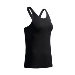 Camiseta Yoga Dyn Sin Mangas Sin Costuras Mujer Negro -Fitness Tienda camiseta yoga dyn sin mangas sin costuras mujer negro 4