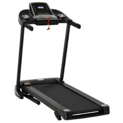 Cinta De Correr Y Andar Plegable 12,8 Km/h HOMCOM 142x66x127 Cm Negro