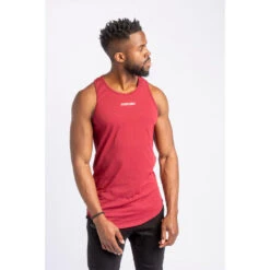 Core Scoop Tank Top Fitness - Hombre - Rojo -Fitness Tienda core scoop tank top fitness hombre rojo 2