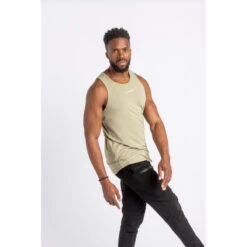 Core Scoop Tank Top Fitness - Hombre - Rojo -Fitness Tienda core scoop tank top fitness hombre verde sage
