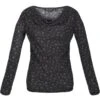 Regatta Jersey Frayda Estampado Animal Para Mujer Negro, Gris Tormenta -Fitness Tienda jersey frayda estampado animal para mujer negro gris tormenta