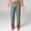 Jogger Pantalón Chándal Recto Confort De Yoga Hombre Kimjaly Gris Ecofriendly -Fitness Tienda jogger pantalon chandal recto confort de yoga hombre kimjaly gris ecofriendly