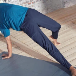 Jogger Slim Pantalón Chándal Hombre Yoga Negro -Fitness Tienda jogger slim pantalon chandal hombre yoga negro 3