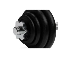 Juego De Mancuernas - Hierro Fundido - 1 X 15 Kg - Ajustable -Fitness Tienda juego de mancuernas hierro fundido 1 x 15 kg ajustable 2