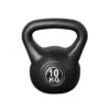 Kettlebell 10 Kg - Plástico - Para Uso Interior Y Exterior - Negro