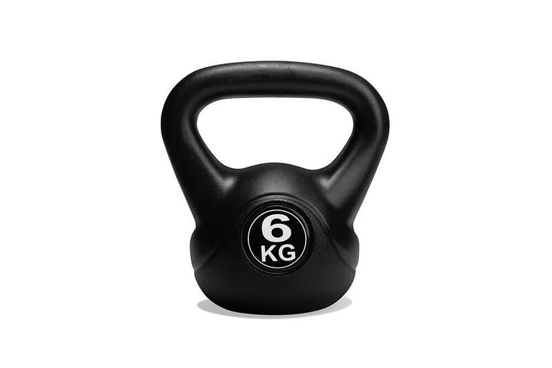 Kettlebell - Cloruro De Polivinilo - 6Kg - Negro 4 Kettlebell - Cloruro De Polivinilo - 6Kg - Negro - Imagen 2