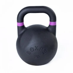 Kettlebell De Competicion "Powder Coated" BOXPT 20kg Negro