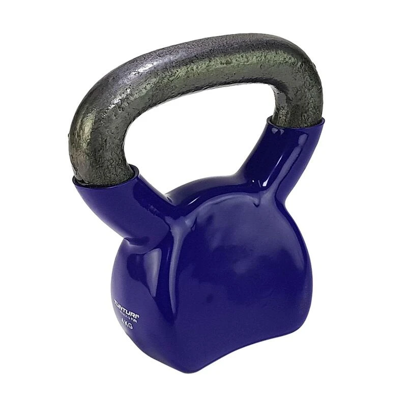 Tunturi Kettlebell - Vinilo - 4 Kg - Morado 3 Tunturi Kettlebell - Vinilo - 4 Kg - Morado