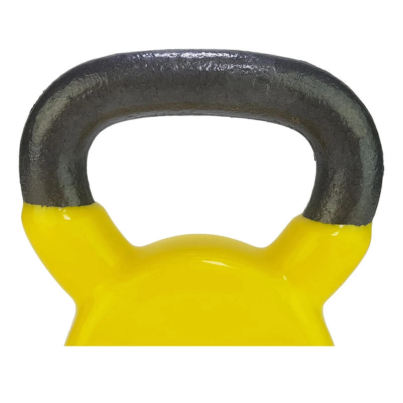 Tunturi Kettlebell - Vinilo - 6 Kg - Amarillo 5 Tunturi Kettlebell - Vinilo - 6 Kg - Amarillo - Imagen 3