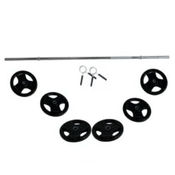 Kit Barra De Musculación + Discos 66 KG ( 25mm) VIMAS SPORT