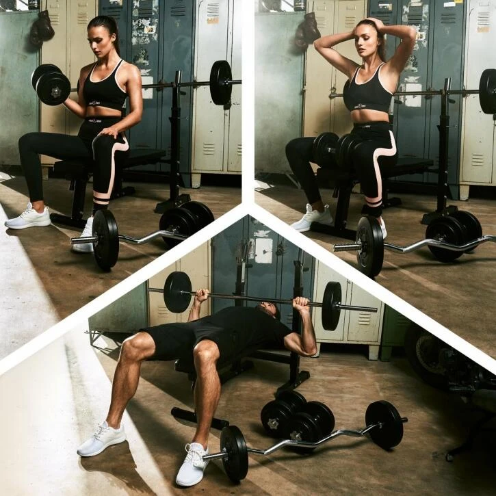 Kit Completo De Musculación Gorilla Sports De 100 Kg 6 Kit Completo De Musculación Gorilla Sports De 100 Kg - Imagen 4