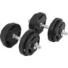 Kit Mancuernas Gorilla Sports Negro/Plateado 20 Kg 1 Kit Mancuernas Gorilla Sports Negro/Plateado 20 Kg -Fitness Tienda kit mancuernas gorilla sports negroplateado 20 kg
