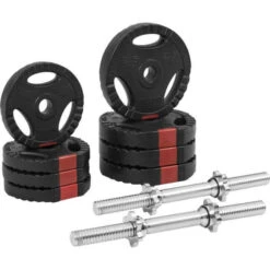 Kit Mancuernas Gorilla Sports Negro/Plateado 20 Kg -Fitness Tienda kit mancuernas gorilla sports negroplateado 20 kg 4