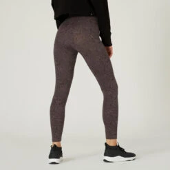 Leggings Mallas Fitness 7/8 Mujer Domyos Fit+ Gris -Fitness Tienda leggings mallas fitness 78 mujer domyos fit gris 1