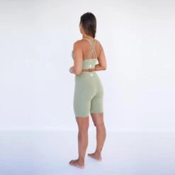 Leggings Mallas Fitness Cortos Sostenible Poliéster Mujer Fitplanet Seaturtle -Fitness Tienda leggings mallas fitness cortos sostenible poliester mujer fitplanet seaturtle 2