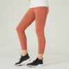 Leggings Mallas Fitness Slim 7/8 Mujer 520 Sepia