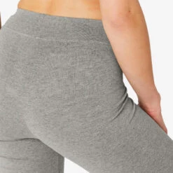 Leggings Mallas Pilates Rectos Mujer Nyamba Regular Fit+ 500 Gris -Fitness Tienda leggings mallas pilates rectos mujer nyamba regular fit 500 gris 3