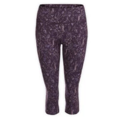 Leggings Mallas Yoga Dinámico Corsario Mujer Estampado Violeta -Fitness Tienda leggings mallas yoga dinamico corsario mujer estampado violeta 4