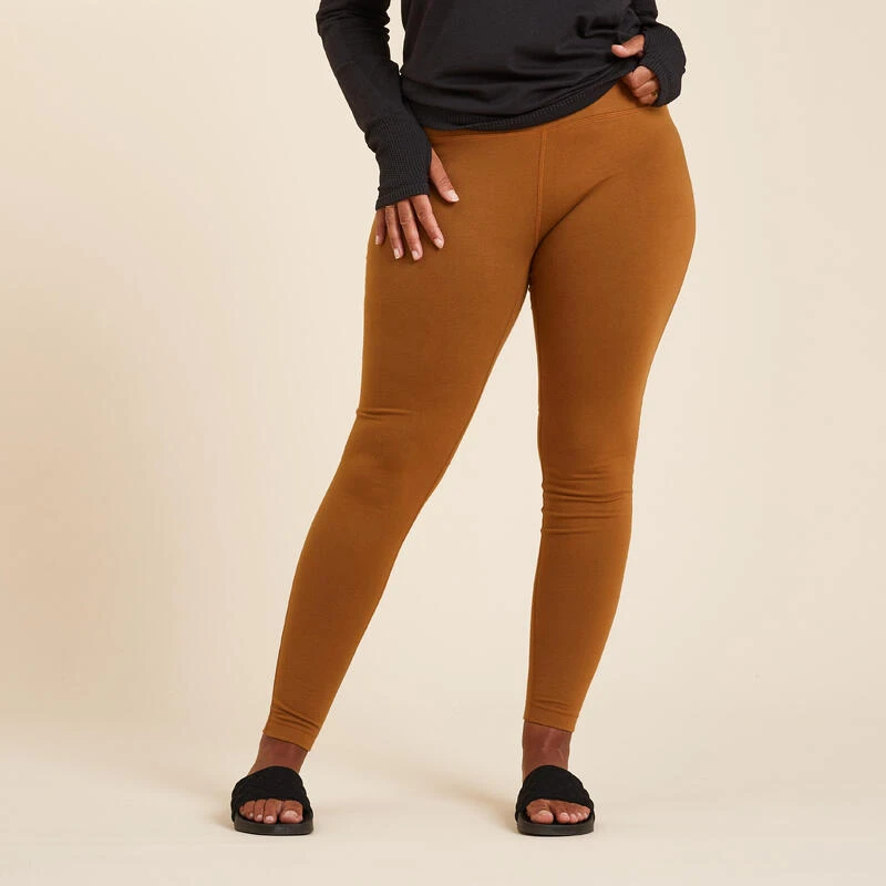 Leggings Mallas Yoga Suave Técnicos Ecodiseñados Mujer Camel 3 Leggings Mallas Yoga Suave Técnicos Ecodiseñados Mujer Camel
