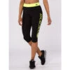 Leggings Para Correr Paula Negro/Amarillo -Fitness Tienda leggings para correr paula negroamarillo