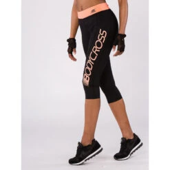 Leggings Para Correr Paula Negro/Amarillo -Fitness Tienda leggings para correr paula negrocoral