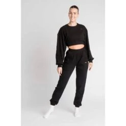 LOEWI Pantalones De Deporte Acanalados - Fitness - Mujer - Negro -Fitness Tienda loewi pantalones de deporte acanalados fitness mujer negro 2