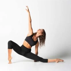 Malla Legging 7/8 Térmico Con Protector De La Zona Íntima Mujer Elva Negro -Fitness Tienda malla legging 78 termico con protector de la zona intima mujer elva negro 2